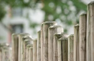 Gartenzaun aus Holz